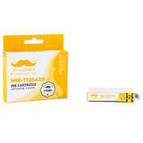 Moustache T125420 Y C Stylus NX125 Epson 125 T125420 Compatible Yellow Ink Cartridge Moustache