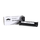 Moustache 128A CE320A LaserJet Pro CM1415fn Remanufactured HP 128A CE320A Black Toner Cartridge Moustache
