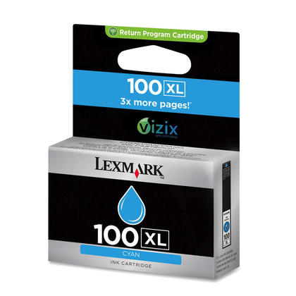 Lexmark NO.100XL 14N1054 Original Cyan Ink Cartridge
