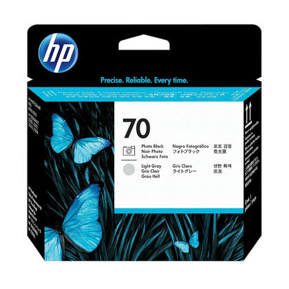 HP 70 C9407A Original Photo Black and Light Gray Printhead