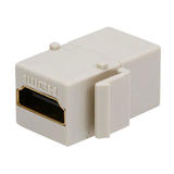 Monoprice Canada Cab 6853 Audio Video keystone Jacks Keystone Jack HDMI Female to Female Coupler Adapter Ivory Monoprice