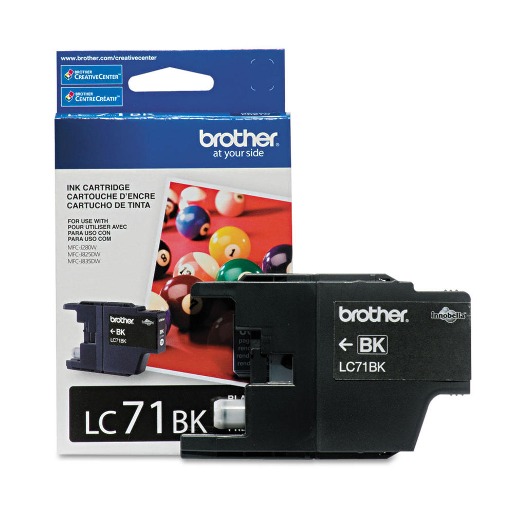 Brother LC71 Black Ink Cartridge Standard Yield of Brother LC75