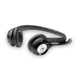 Logitech 981 000014 Headsets Logitech USB Headset H390 Noise Cancelling Microphone for Computer