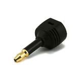 Monoprice Canada Cab 2671 Toslink Adapters Toslink Female to Toslink Mini Male Adapter Monoprice