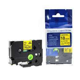 Brother Label Printer AZ 641 Label Printer Tapes Brother TZe 641 Label Tape 18mm 0 7 Black on Yellow Compatible