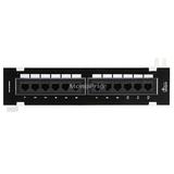 Monoprice Canada Cab 7304 Patch Panels not display in front office Cat6 Mini Patch Panel 110 Type 12 Port 568A B Compatible