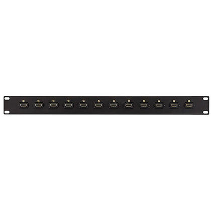 19 inches 12-Port HDMI® Interface Patch Panel - Monoprice