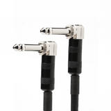 PrimeCables Cab 9446 Professional Audio Cables 1 5ft Premier Series 1 4inch TS or Mono Phono Right Angle M M 16AWG Audio Cabl