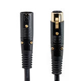 PrimeCables Cab 4749 Professional Audio Cables 1 5ft Premier Series XLR M F 16AWG Cable Gold Plated Microphone Interconnect P