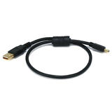 Monoprice Canada Cab 5446 All USB 2 0 USB 2 0 A Male to Mini B 5pin Male 28 24AWG Cable w Ferrite Core 5 lengths available Mo