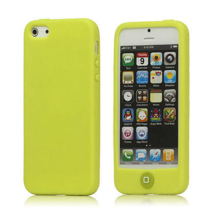 Jellybean Home Button Silicone Case Shell for iPhone 5, (Colors Available)