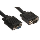 AT VGA M F 10Ft VGA SVGA Cables High Quality 10Ft VGA Extension Cable with 2 Ferrite Shielded