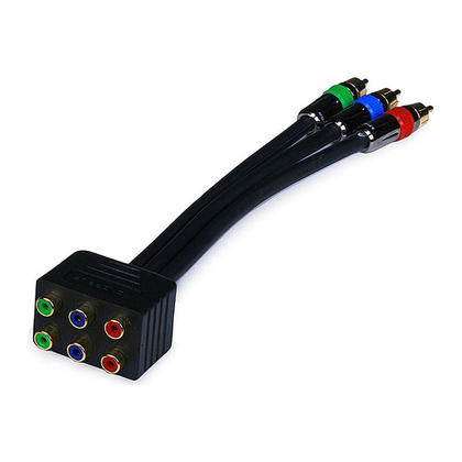 Premium 3-RCA RGB RG-6/u Component Video Splitter - Monoprice®