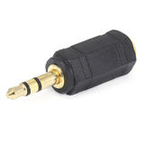 Monoprice Canada Cab 7126 Audio Adapters 3 5mm TRS Stereo Plug to 2 5mm TRS Stereo Jack Adapter Gold Plated Monoprice