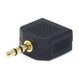 Monoprice Canada Cab 7205 Audio Adapters 3 5mm Stereo Plug to 2 x 3 5mm Mono Jack Splitter Adaptor Gold Plated Monoprice