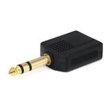 Monoprice Canada Cab 7221 Audio Adapters 6 35mm 1 4in TRS Stereo Plug to 2x 6 35mm 1 4in TRS Stereo Jack Splitter Adapter Mon