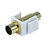 Monoprice Canada Cab 6558 Audio Video keystone Jacks Keystone Jack S Video Mini 4Pin M F White Monoprice