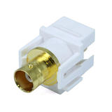 Monoprice Canada Cab 6540 Audio Video keystone Jacks Keystone Jack Modular BNC White Monoprice