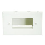 Monoprice Canada Cab 6624 Audio Video Wall Plates Easy Mount Low Voltage Cable Recessed Wall Plate Lite Almond Monoprice