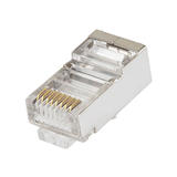 Monoprice Canada Cab 7300 Cat5e RJ 45 Jacks Cat5 Plug Shielded 50u for round cable 100pcs bag Monoprice