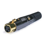 PrimeCables Cab 6211 Audio Adapters 3 Pin XLR Female Mic Connector Gold Plated Pins PrimeCables