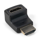 PrimeCables Cab 3850 VGA DVI HDMI Adapters HDMI Port Saver Male to Female 90 Degree PrimeCables