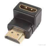 PrimeCables Cab 3733 VGA DVI HDMI Adapters HDMI Port Saver Male to Female 90 Degree PrimeCables