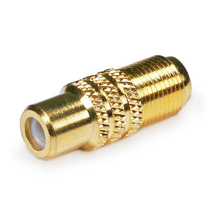 Gold Plated RCA Female to F-Type Female Adapter - Monoprice®