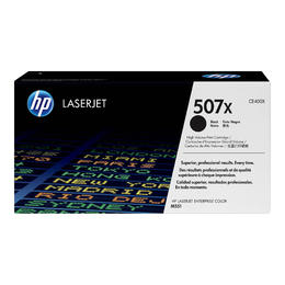 HP CE400X BK OEM LaserJet Enterprise 500 Color M551n HP 507X CE400X Original Black Toner Cartridge