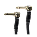 Monoprice Canada Cab 9780 Professional Audio Cables 8 Inch 1 4inch TS Guitar Pedal Patch Cable with Right Angle M M 16AWG Aud