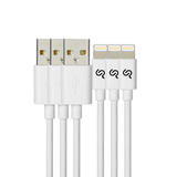PrimeCables PC S200 1M All Lightning Apple Charger Cables PrimeCables Lightning Cable Apple MFi Certified Lightning to USB 3F