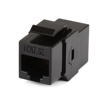8P8C RJ45 Cat5e Inline Coupler Type Keystone Jack, Black - Monoprice®