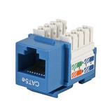 Monoprice Canada Cab 5371 Cat5e RJ 45 Jacks Cat5E Punch Down Keystone Jack Blue Monoprice