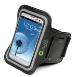 Muvit 9999MUSAGS4 Cases Muvit Sports Armband for Samsung Galaxy S3 S4 Grey