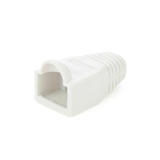 PrimeCables Cab 7275 RJ 45 Strain Relief Boots CAT5E CAT6 RJ45 RJ 45 Ethernet Network Cable Strain Relief Boots 50 PCS Bag Wh
