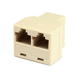 Monoprice Canada Cab 7294 Inline Couplers T Adapters 8P8C RJ45 T Adapter 1x Female to 2x Female Monoprice