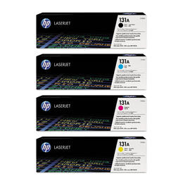 HP 131A OEM Combo LaserJet Pro 200 Color M251n HP 131A Original Toner Cartridge Combo BK C M Y