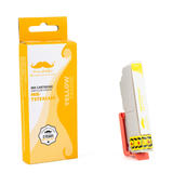 Moustache T273XL420 Expression Premium XP 600 Small in One Epson 273 T273XL420 Compatible Yellow Ink Cartridge High Yield Mou
