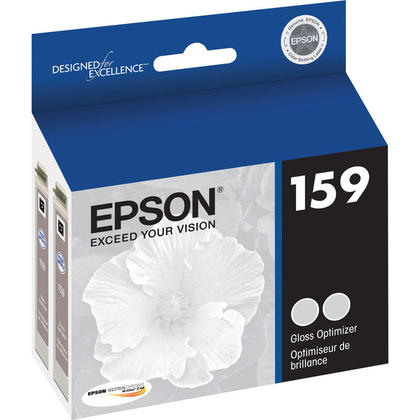 Epson T159020 Original Gloss Optimizer Ink Cartridge 2 pack