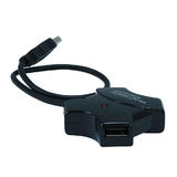 Monoprice Canada Cab 6631 USB Hubs 4 Port USB 2 0 Passive Hub Black Monoprice