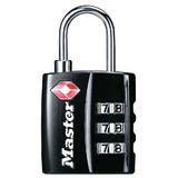 Master Lock 663 4680DBLK Others Master Lock Combination TSA Accepted Luggage Lock Black