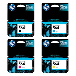 HP 564 Combo OEM DeskJet 3520 e All in One HP 564 Original Ink Cartridge Combo BK C M Y