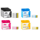 Moustache T079 10pieces Stylus Photo 1400 Epson 79 T079 Compatible Ink Cartridge Combo High Yield 10 Pack Moustache