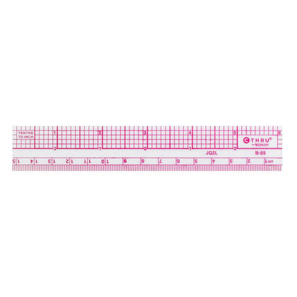 Westcott® C-THRU 10ths Beveled Ruler 15cm/6"