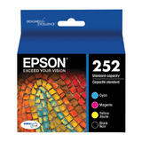 Epson T252120 BCS T252620 OEM WorkForce WF 7720 Epson 252 T252120 BCS Original Black and Color Ink Cartridge Combo