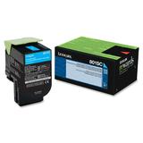 Lexmark Lexmark 80C1SC0 OEM CX310dn Lexmark 80C1SC0 Original Cyan Return Program Toner Cartridge