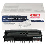 Okidata Okidata 56123402 OEM MB260MFP Okidata 56123402 Original Black Toner Cartridge High Yield