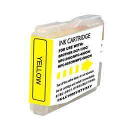 EcoBox LC51Y EcoBox DCP 130C Brother LC51Y Compatible Yellow Ink Cartridge Economical Box
