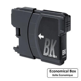 EcoBox LC61BK EcoBox DCP 165C Brother LC61BK New Compatible Black Ink Cartridge Economical Box