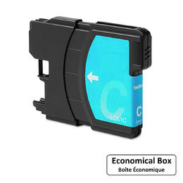EcoBox LC61C Ecobox DCP 165C Brother LC61C New Compatible Cyan Ink Cartridge Economical Box